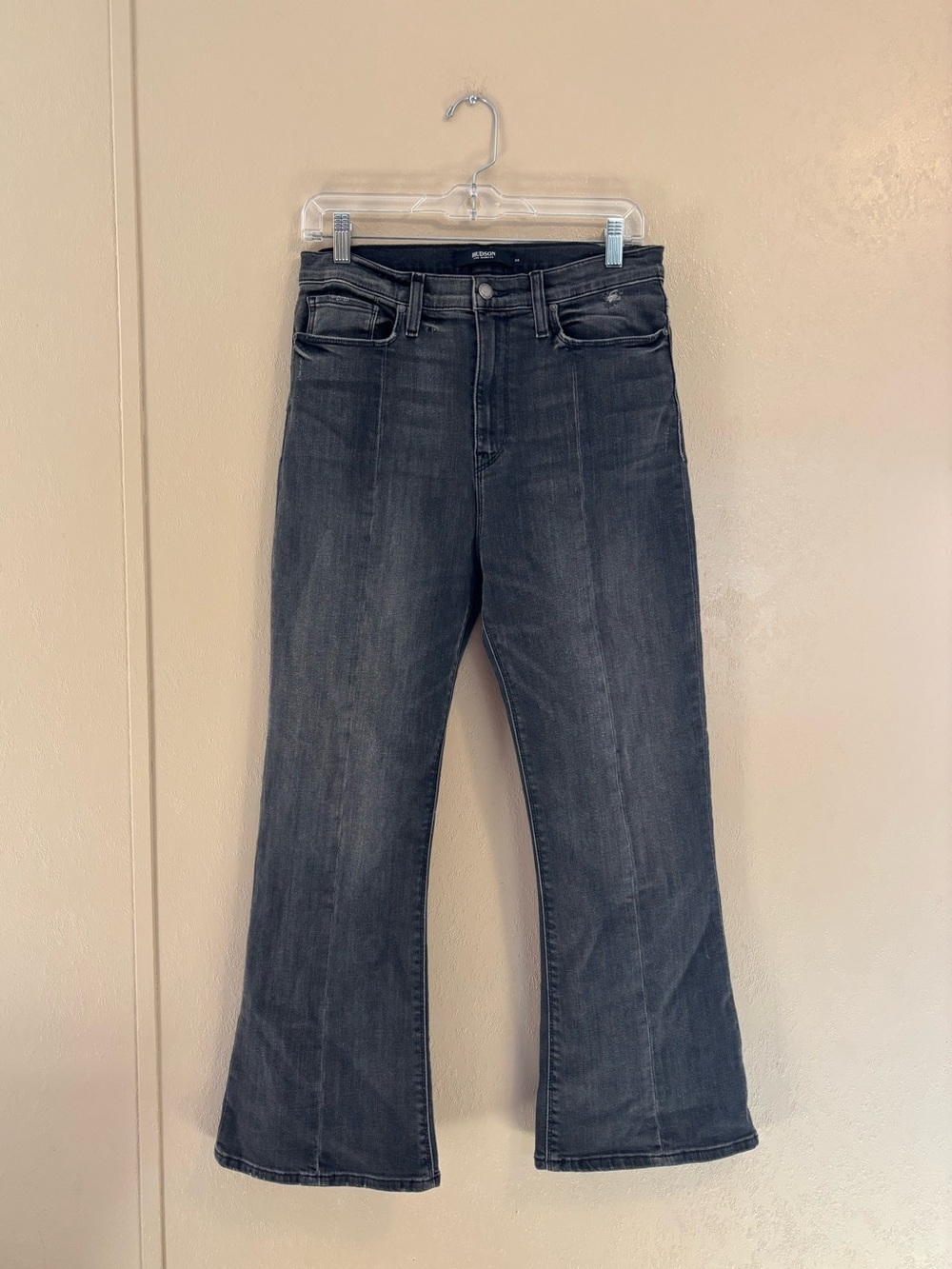 Hudson Holly High Rise Crop Flare Jeans sz 30
